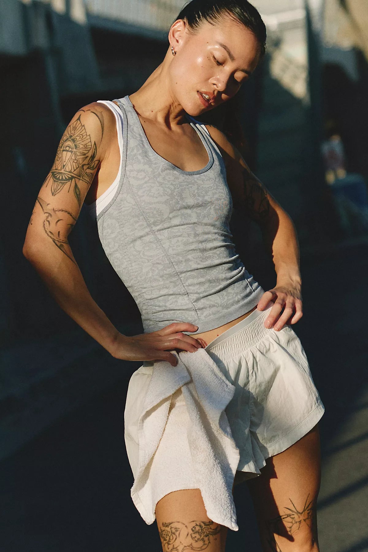 Good Karma Printed Scoop Tank