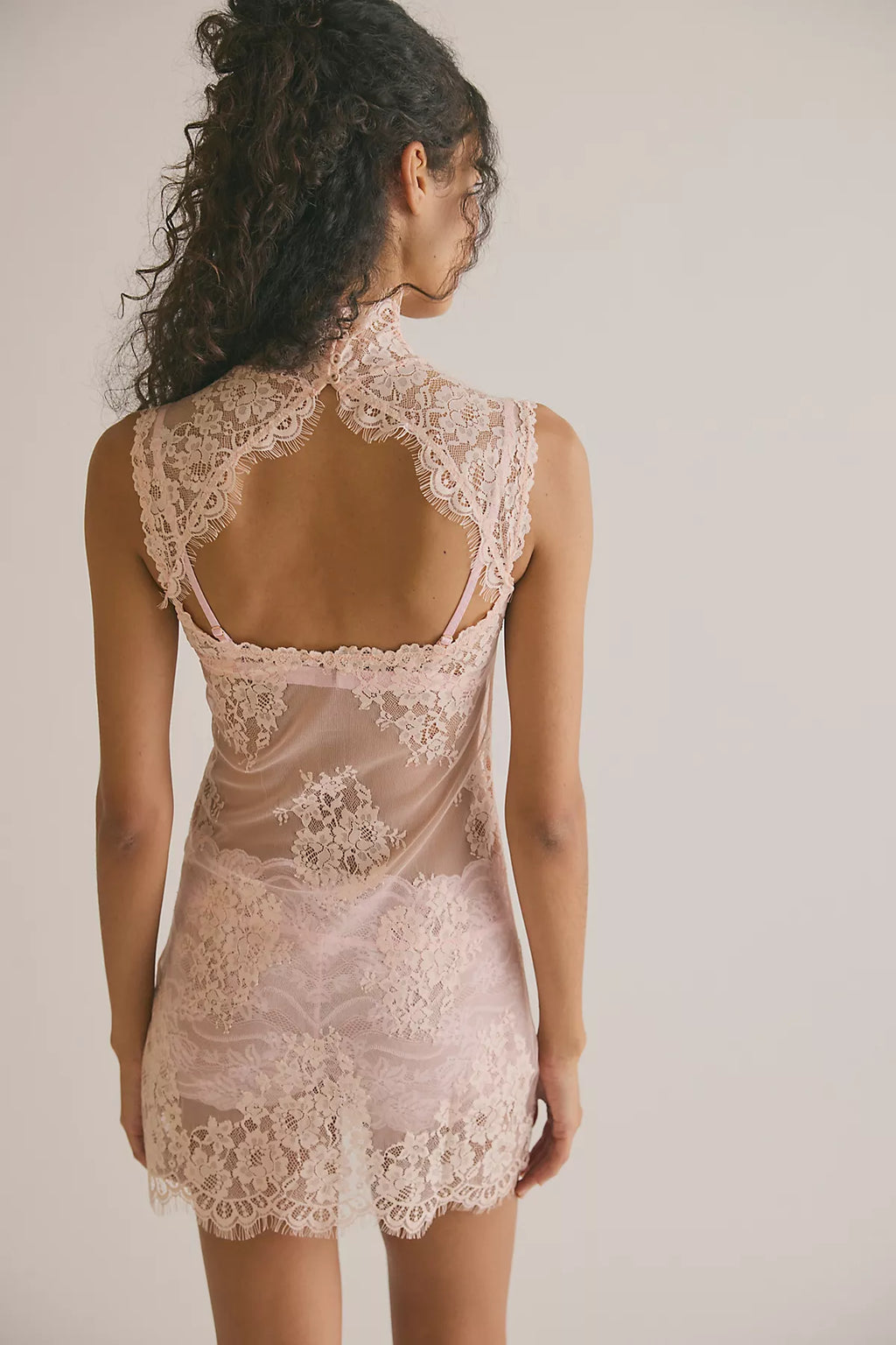 One More Time Mini Slip Dress