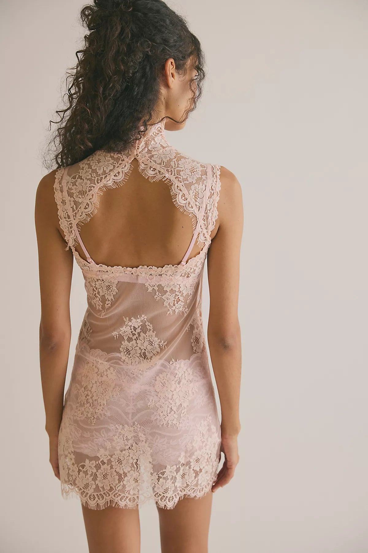 One More Time Mini Slip Dress