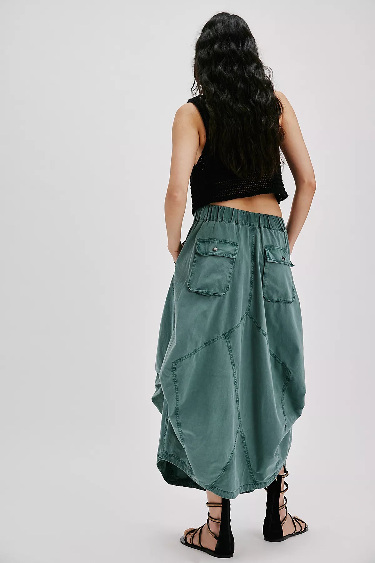 Willow Poplin Maxi Skirt