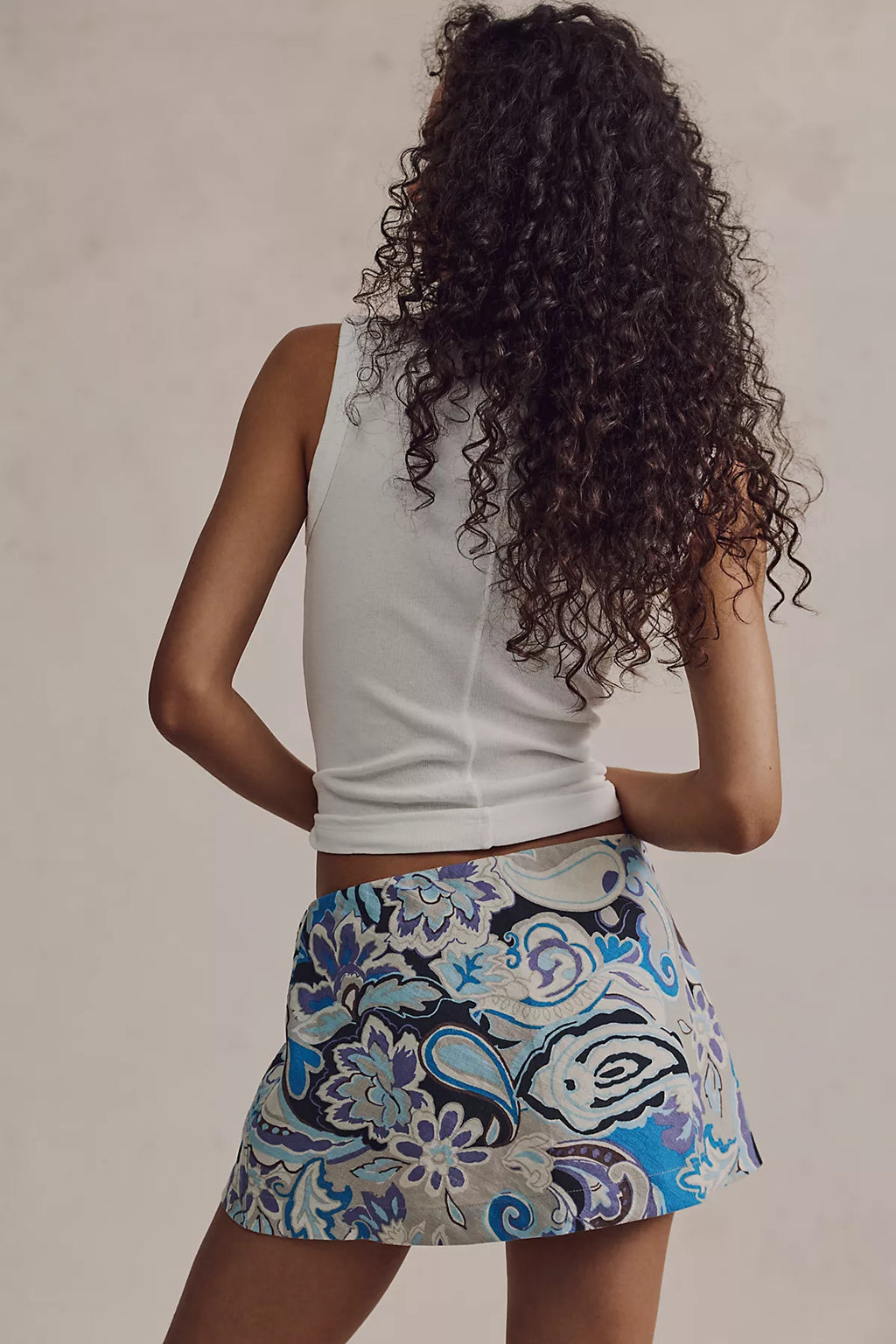 My Little Micro Mini Printed Skort