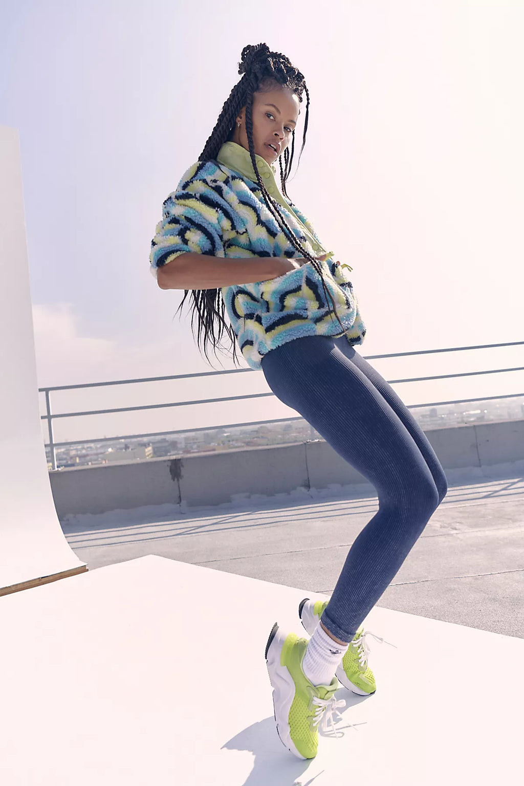 Hit The Slopes Printed Fleece Jacket