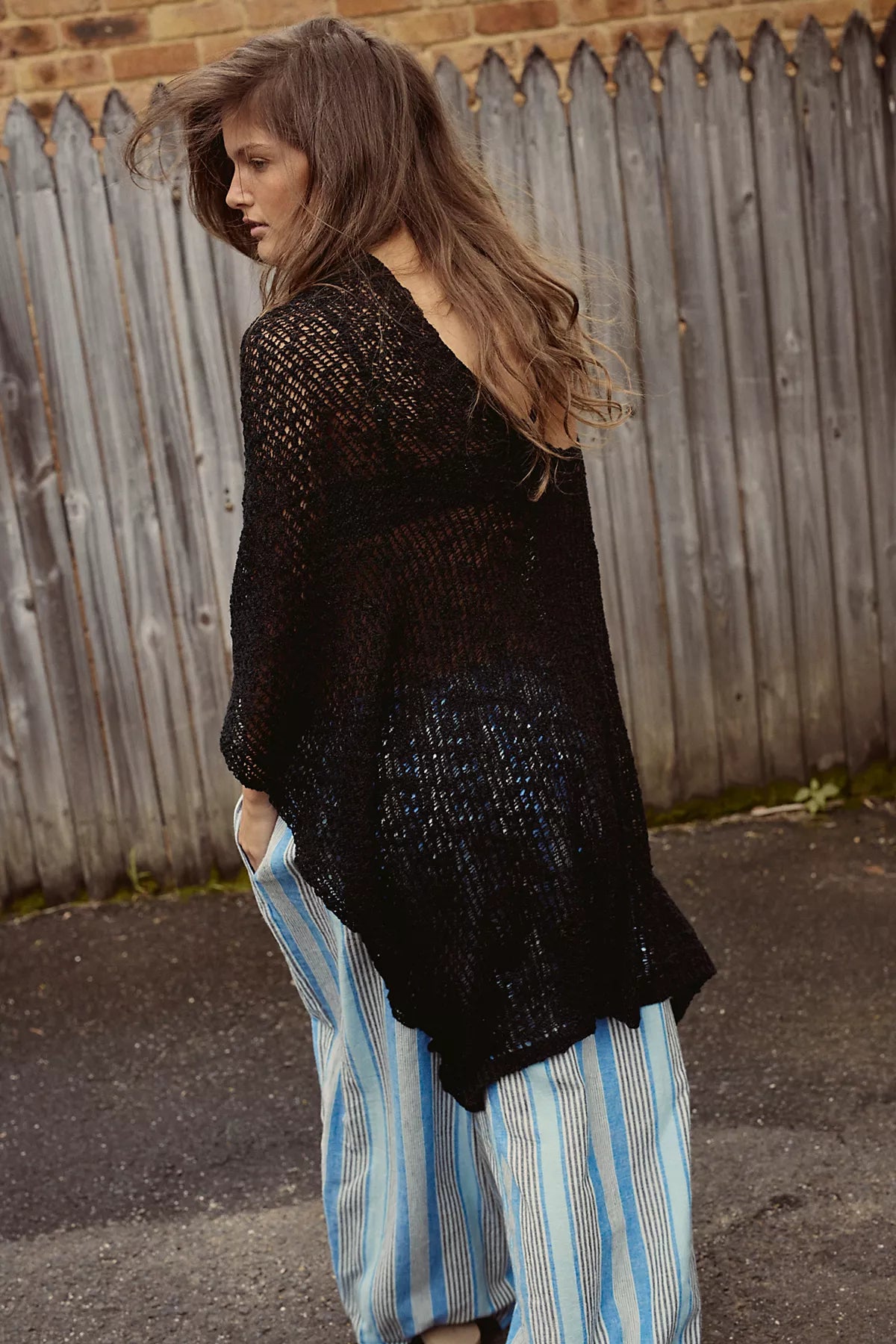 Jade Knit Poncho