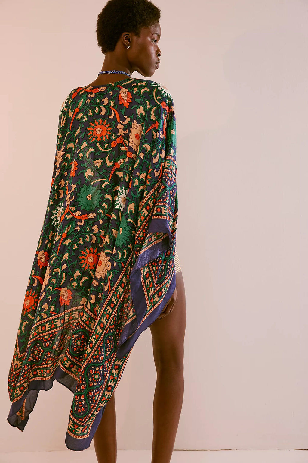 Magic Dance Border Print Duster