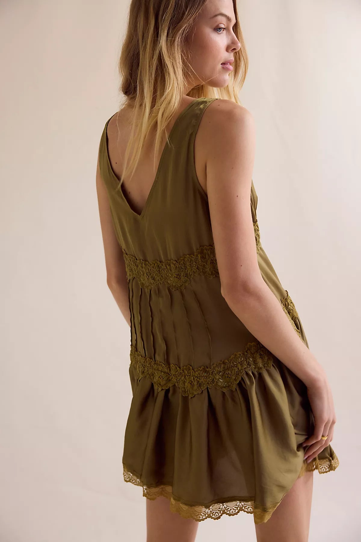 In This Groove Mini Slip Dress
