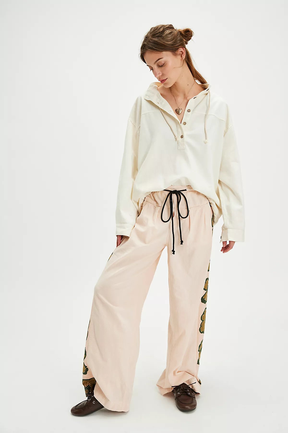 Hudson Canyon Side Printed Pull-On Pants