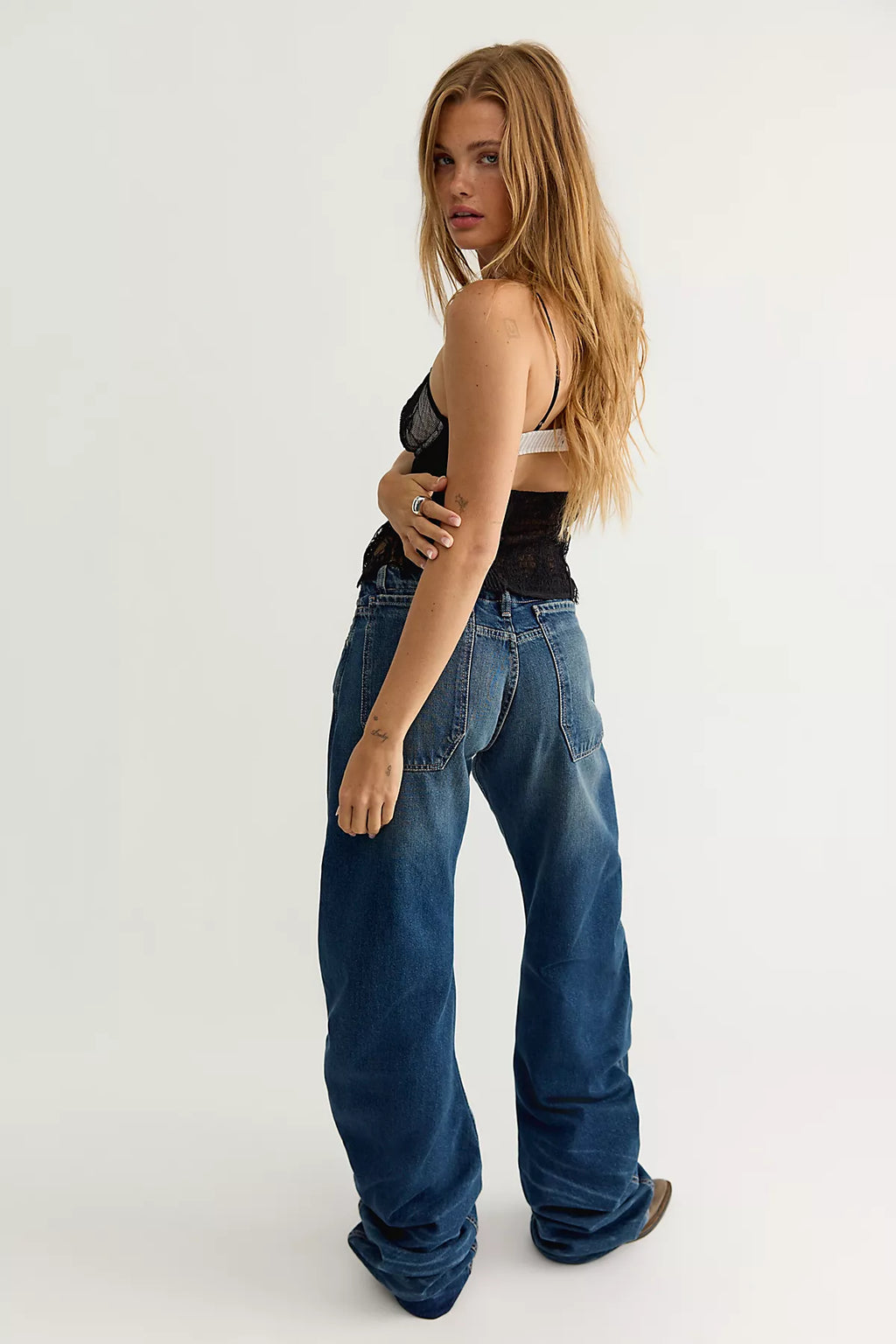 Icon Denim Riri Stacked Barrel Jeans