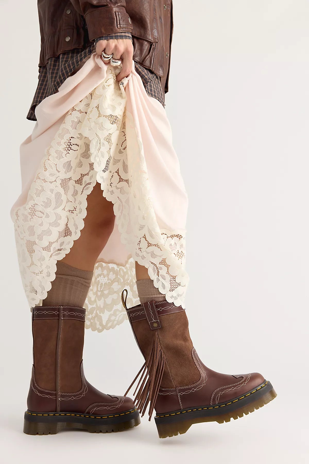 Dr. Martens Fusion Fringe Mid Boots