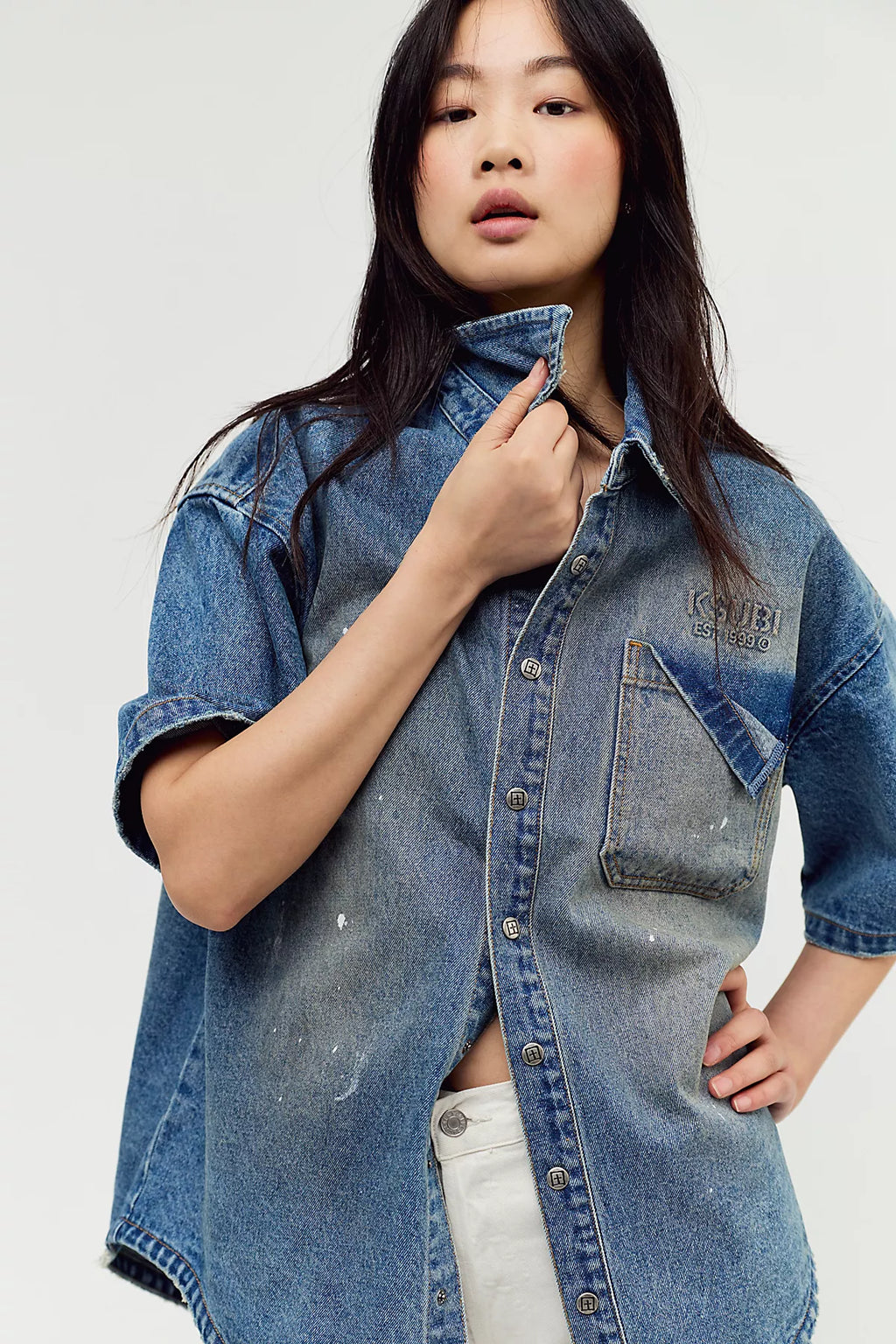 Ksubi Oversized Denim Shirt