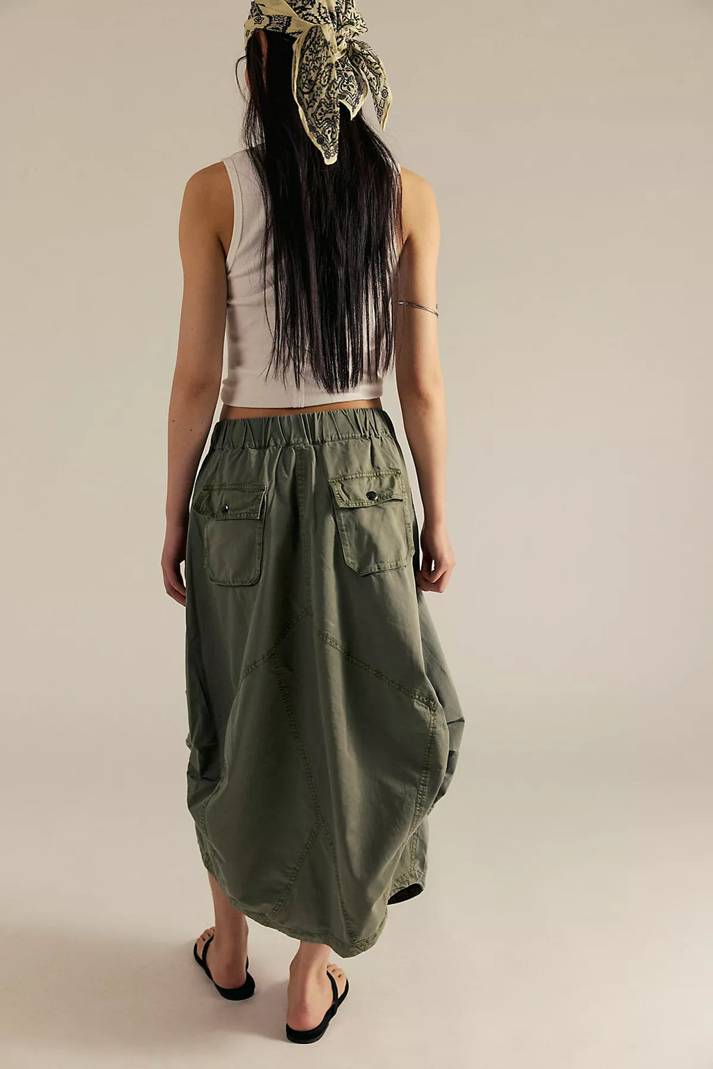 Willow Poplin Maxi Skirt