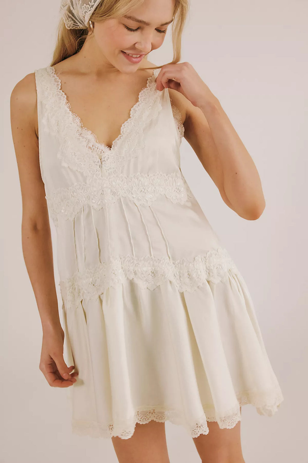 In This Groove Mini Slip Dress