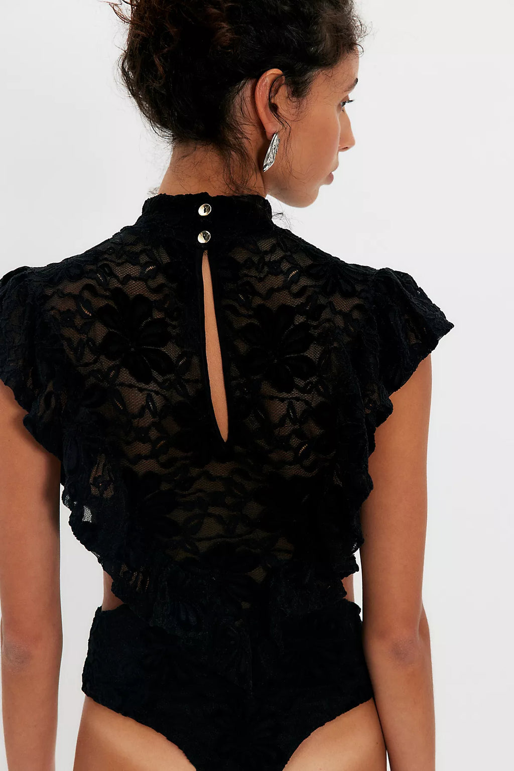 Nightcap Fleur Lace Apron Bodysuit
