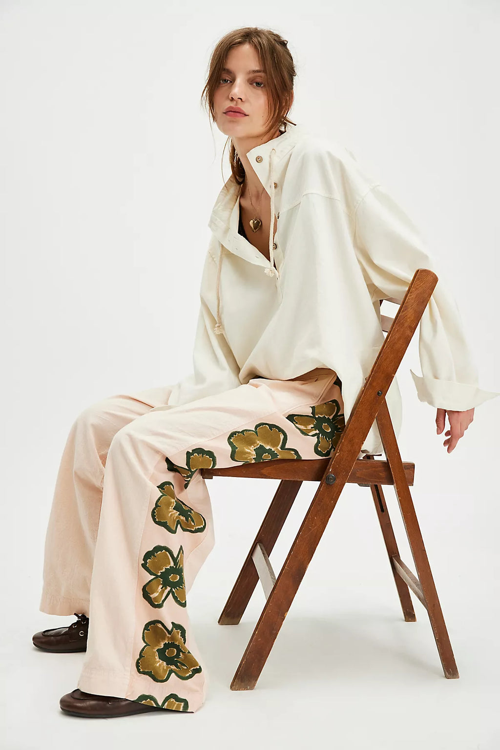 Hudson Canyon Side Printed Pull-On Pants