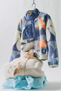 Hit The Slopes Printed Fleece Pullover
