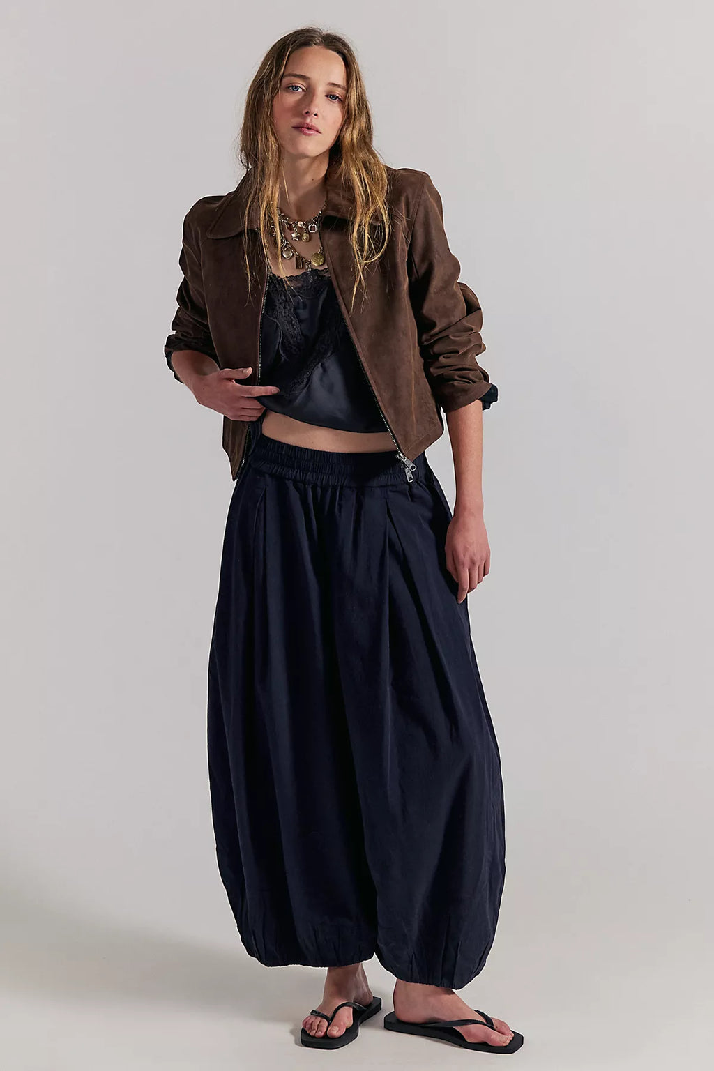 Moonflower Pull-On Balloon Pants