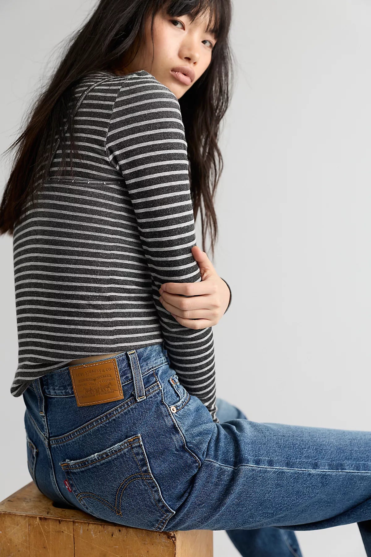 Levi's Ribcage Wide-Leg Jeans