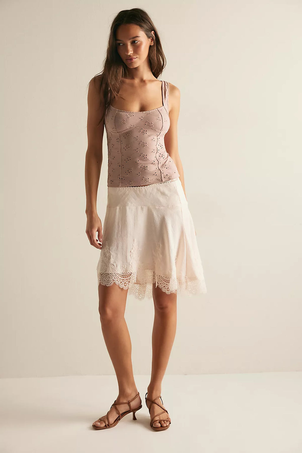 Full Bloom Cotton Eyelet Cami
