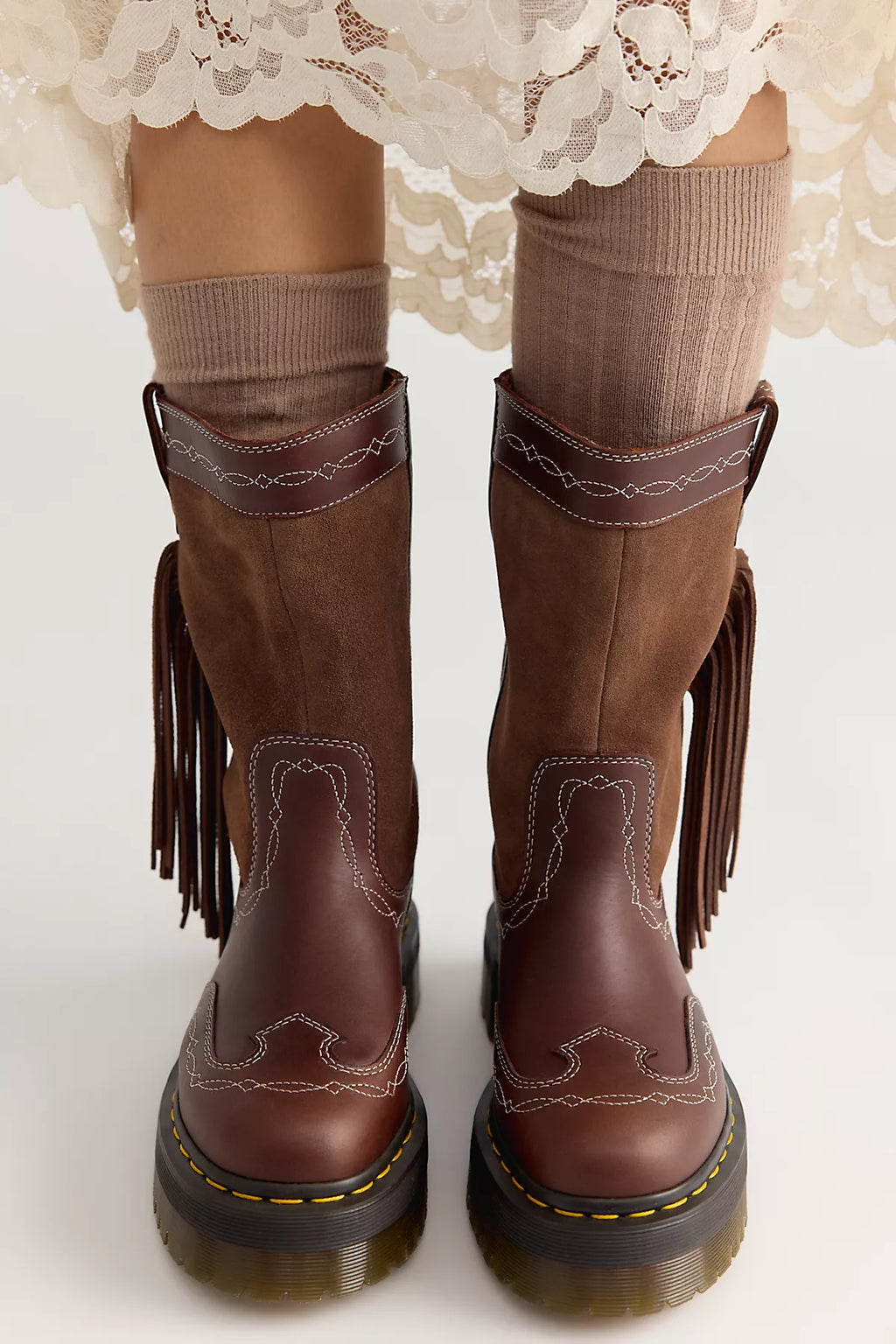 Dr. Martens Fusion Fringe Mid Boots