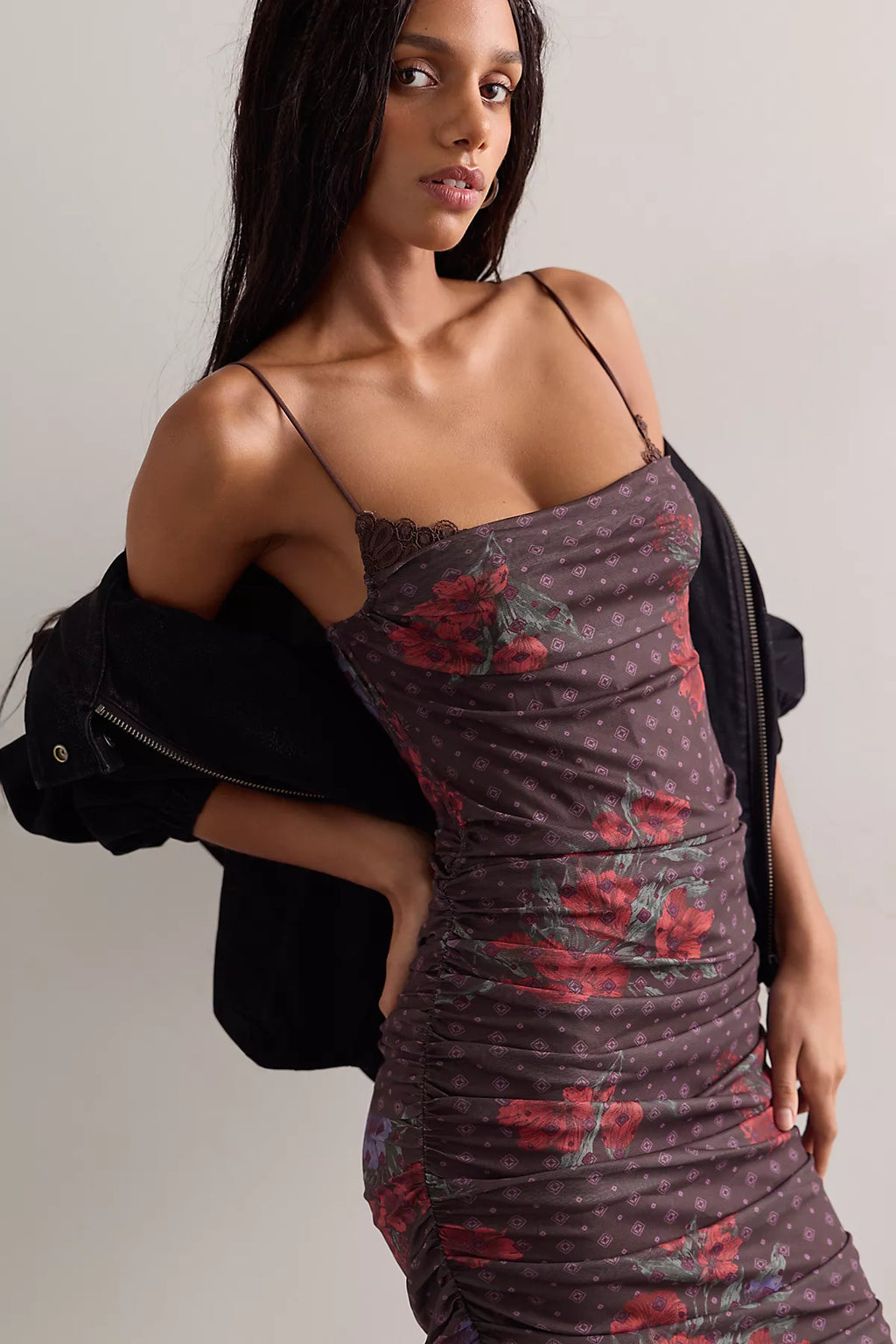 Instant Attraction Printed Midi Slip Dress