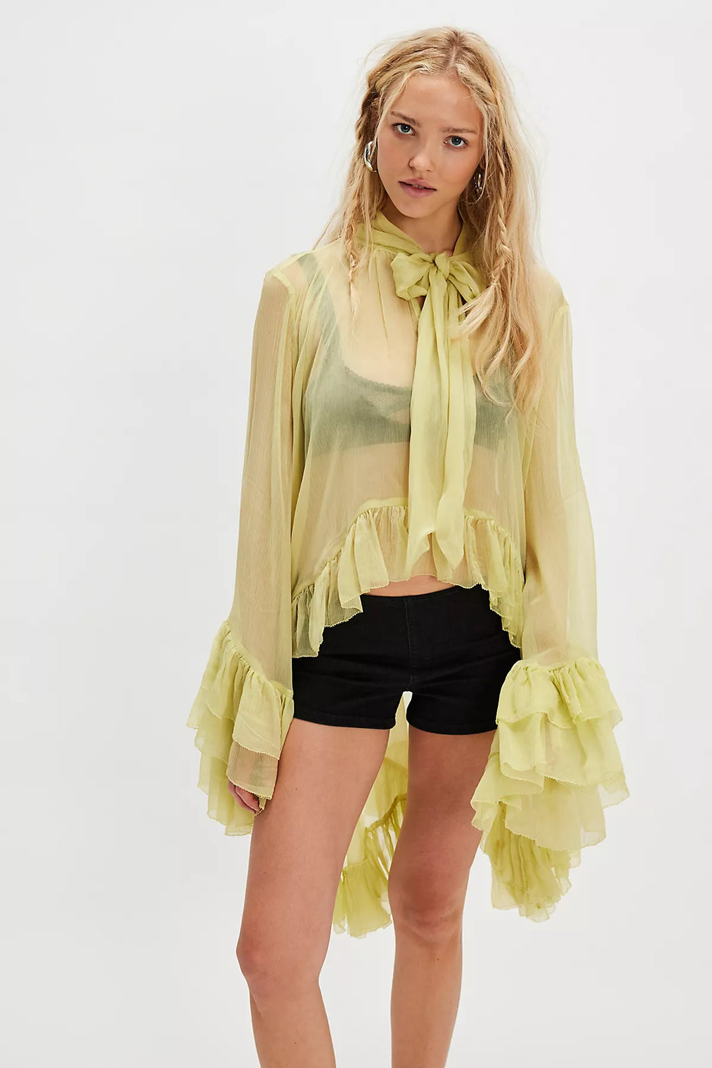 Full Sleeve Frill Top