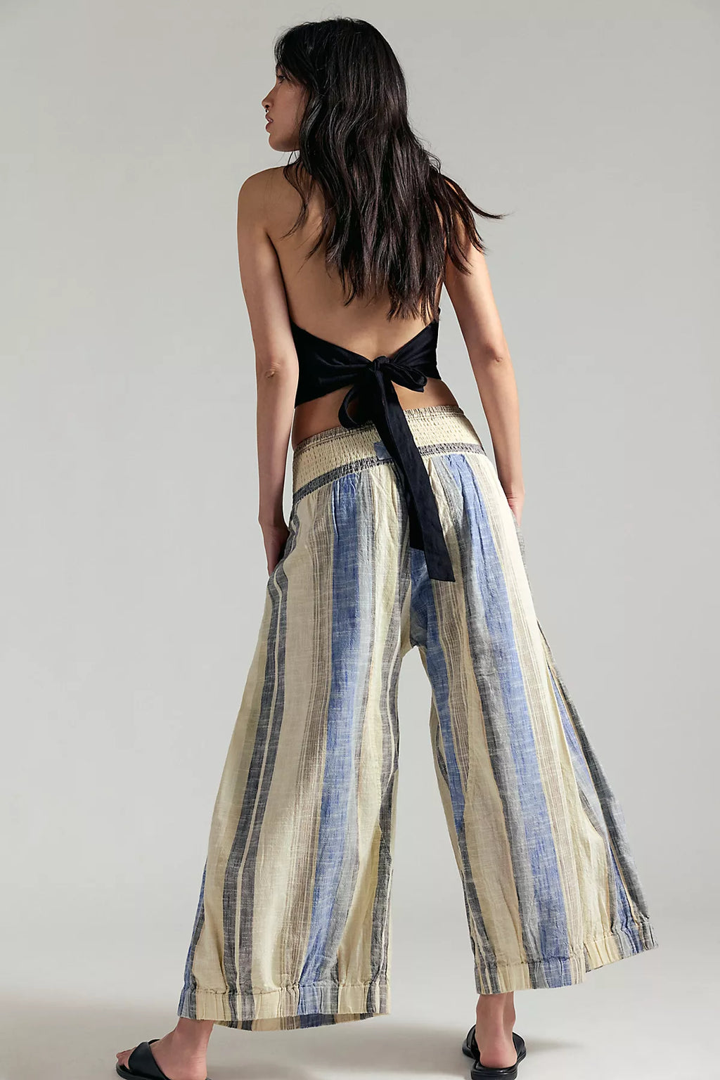 Can't Hide Wide-Leg Pull-On Harem Pants