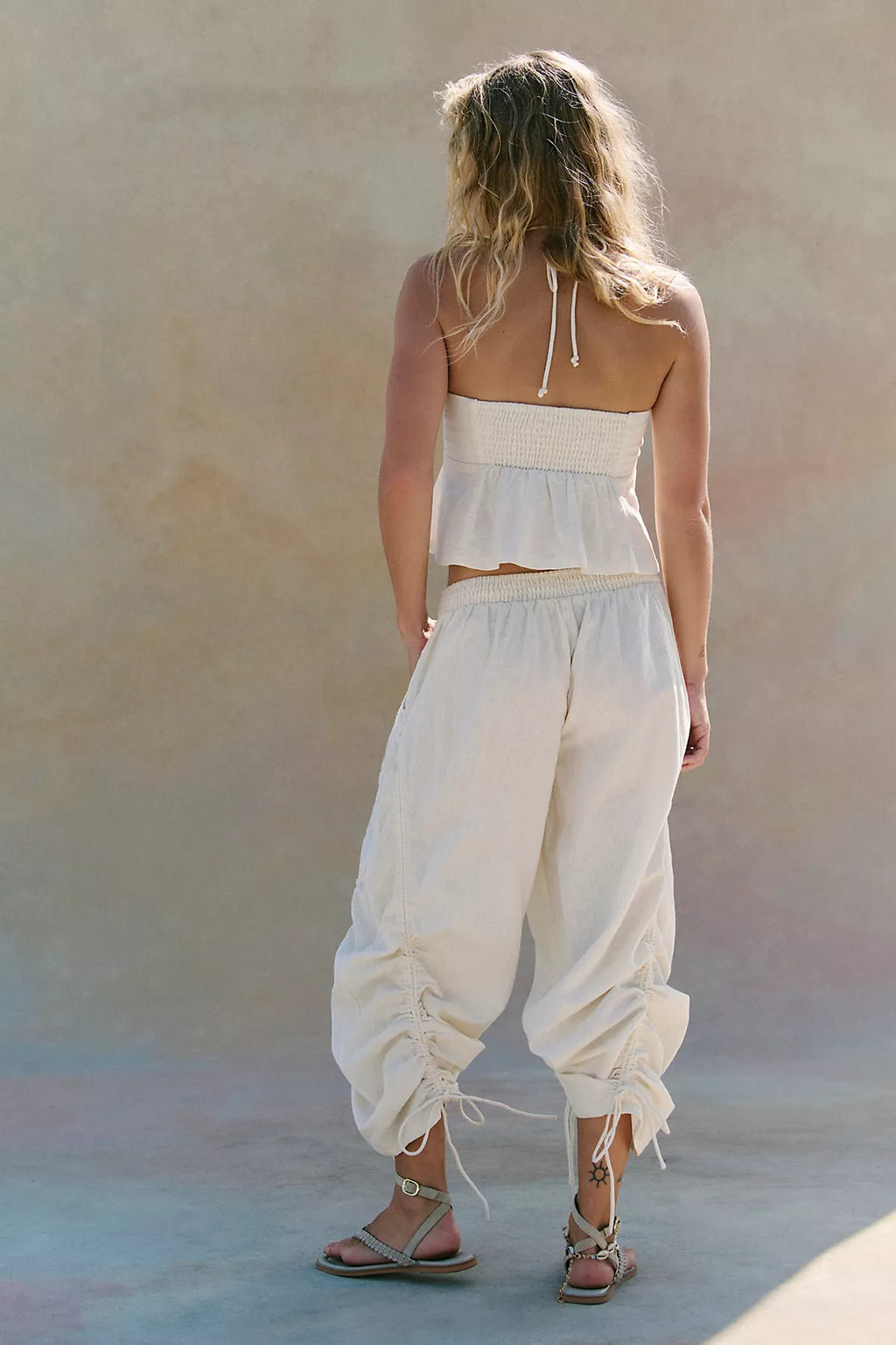 Lunasol Cotton-Linen Pant Set