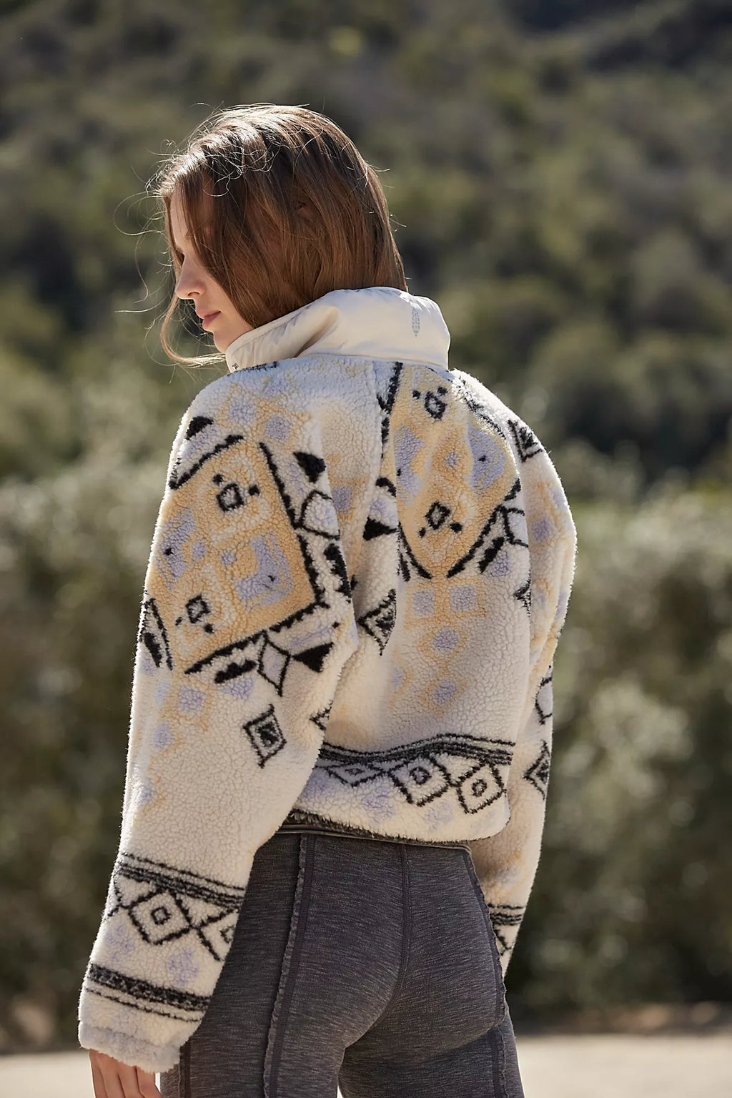 Hit The Slopes Printed Fleece Jacket