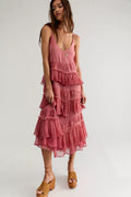 Nigel Preston Tiered Midi Dress