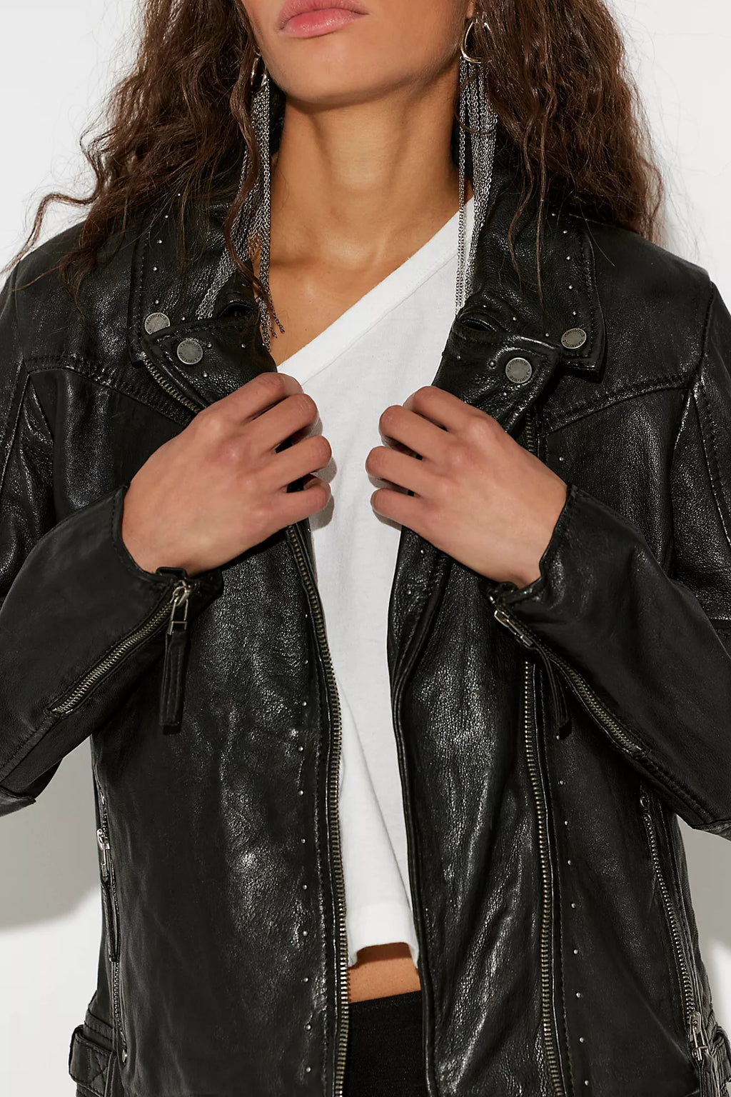 Mauritius Morgan Leather Moto Jacket