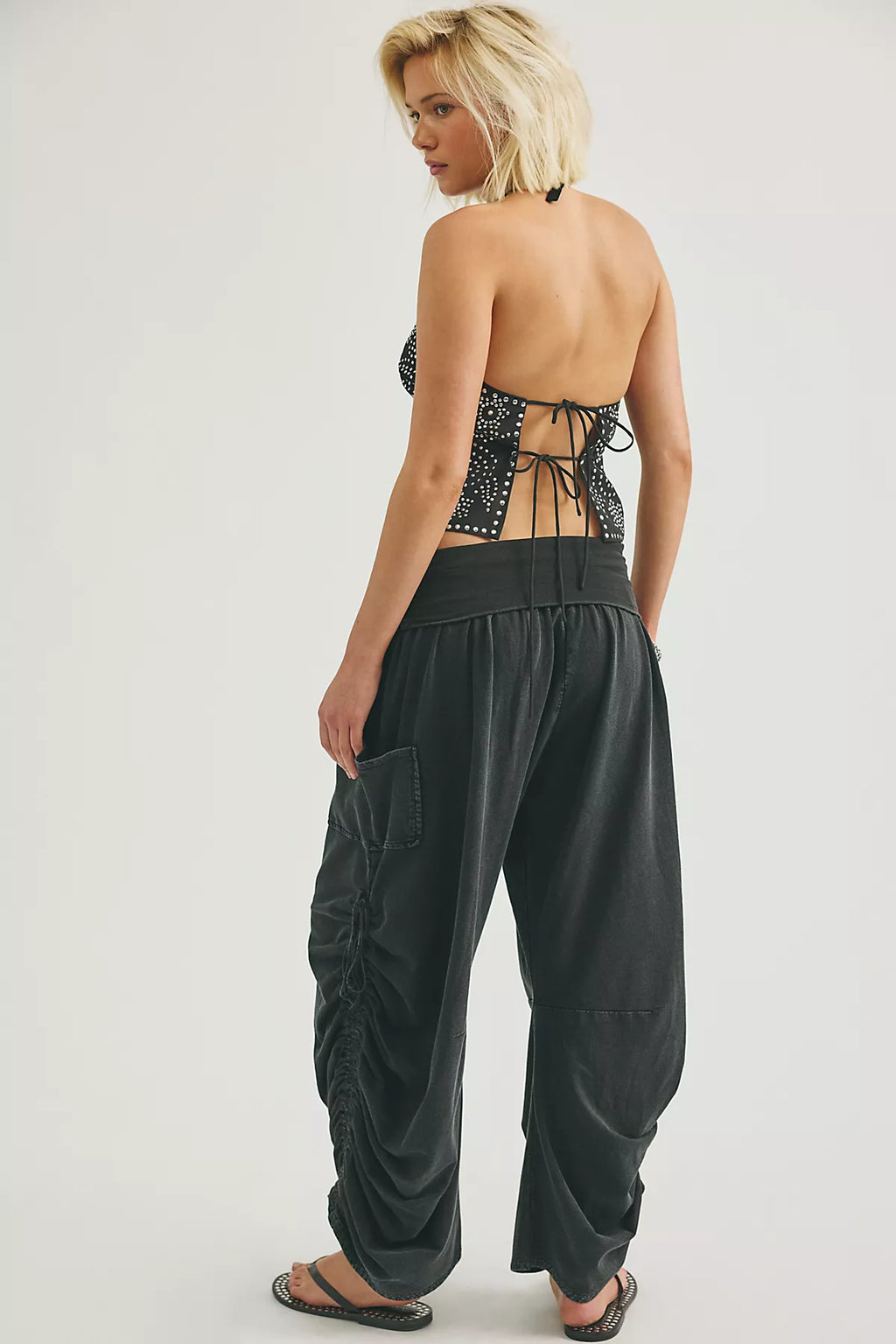 FP One Sawyer Low-Rise Pull-On Knit Pants