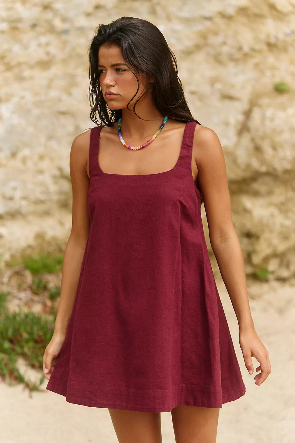 Breezy Linen Mini Dress