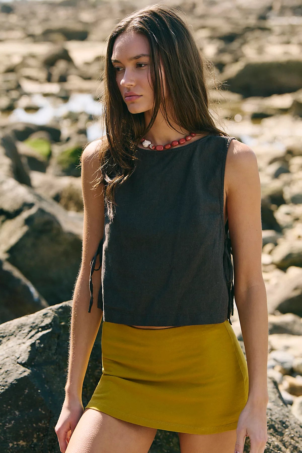 Nora Cotton-Linen Top