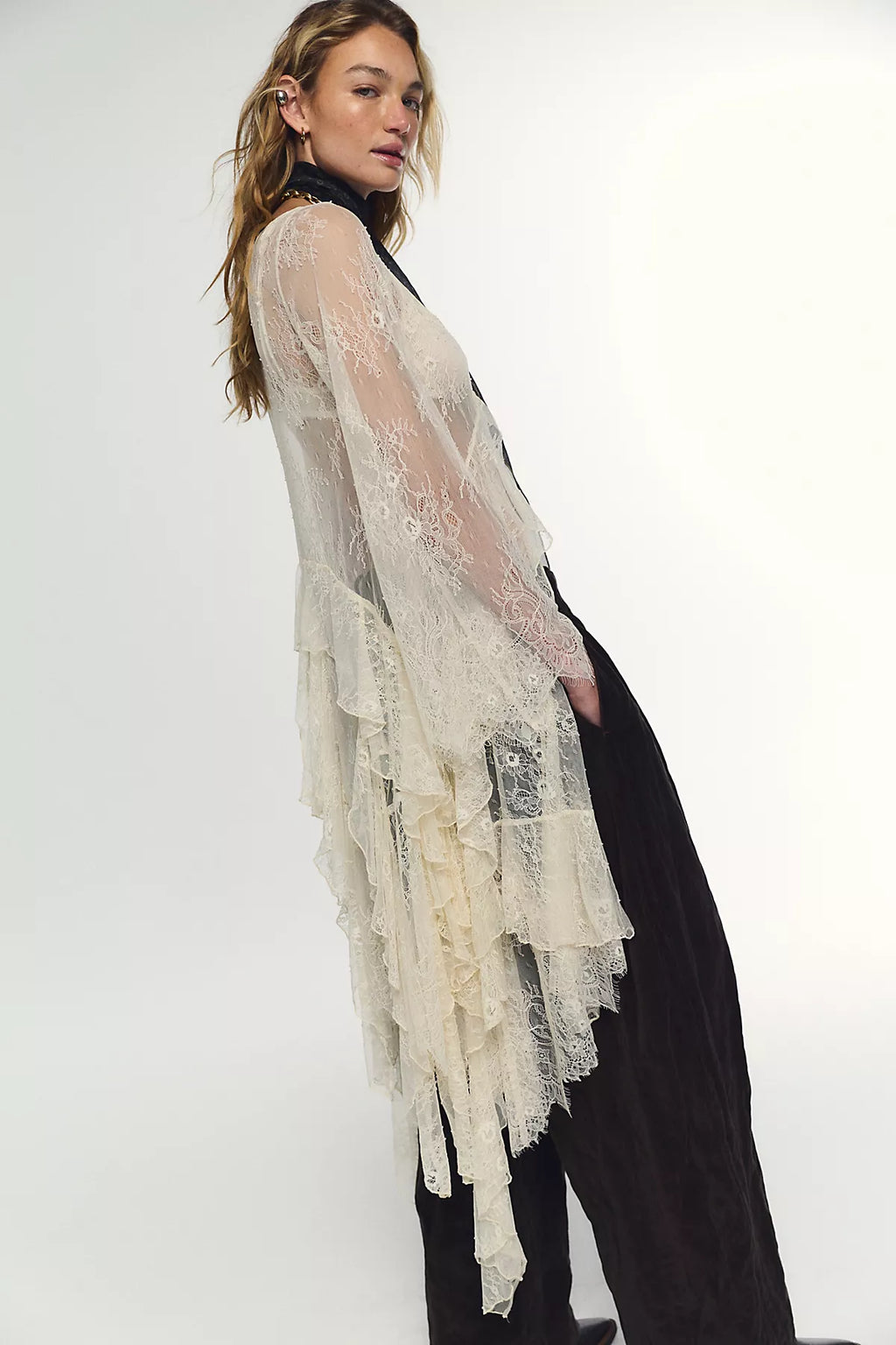 Nigel Preston Floating Angel Long Sleeve Blouse