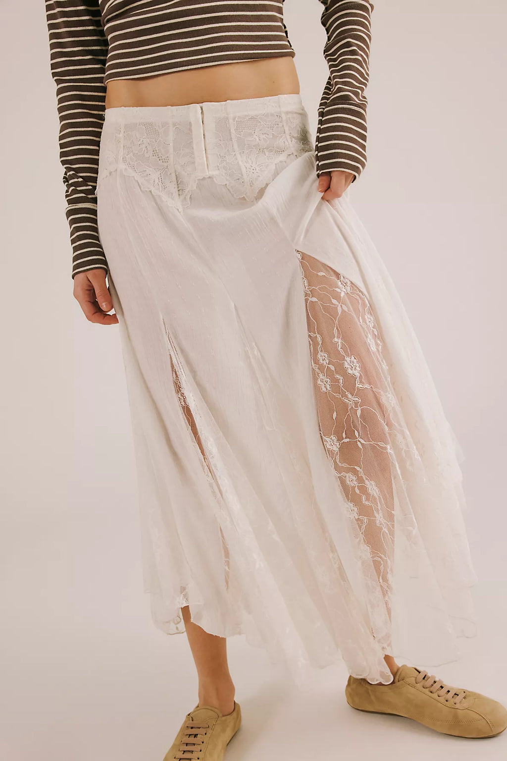 Nice To Meet You Maxi Slip Skirt