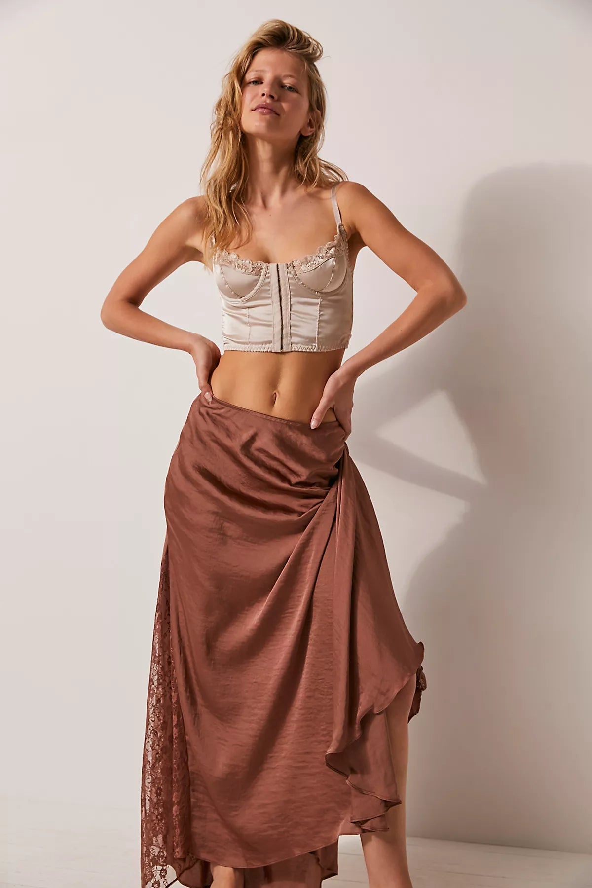 Make You Mine Maxi Slip Skirt