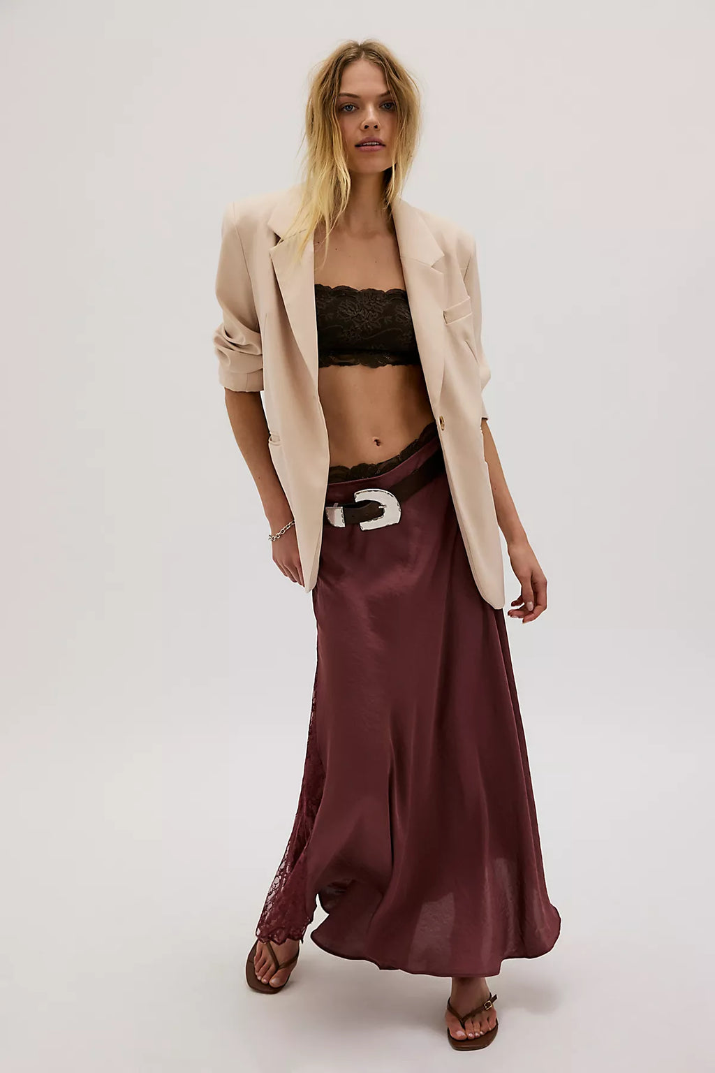 Make You Mine Maxi Slip Skirt