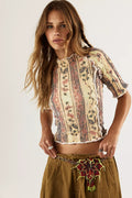 Luna Del Pinal The Vine Stretch Weave Tee