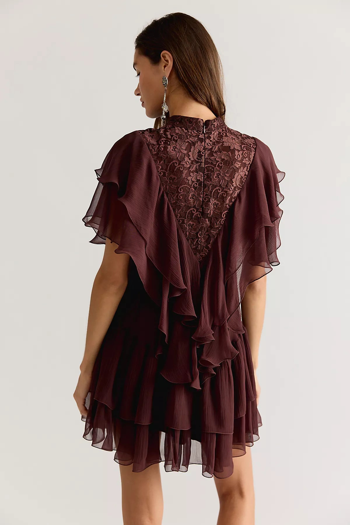 Nigel Preston Ana Lace Mini Dress