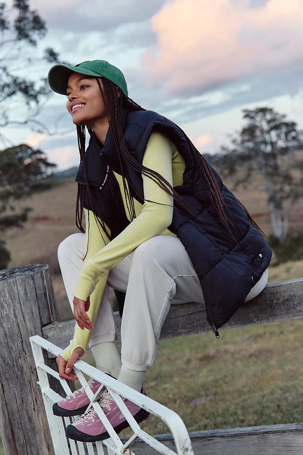 In A Bubble Puffer Vest