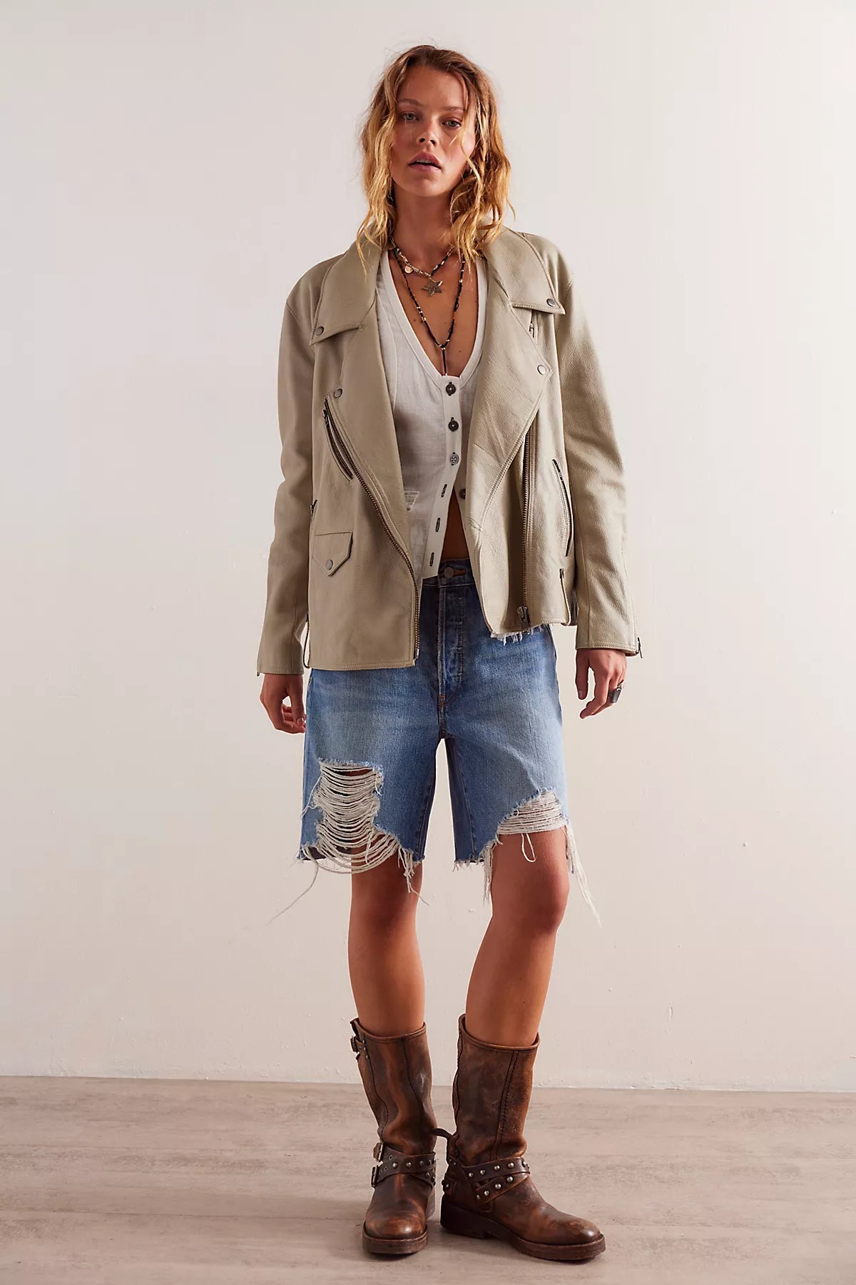 We The Free Jealousy Leather Moto Jacket