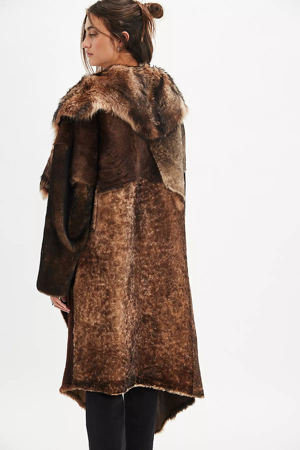 Nigel Preston Patched Suede Coat