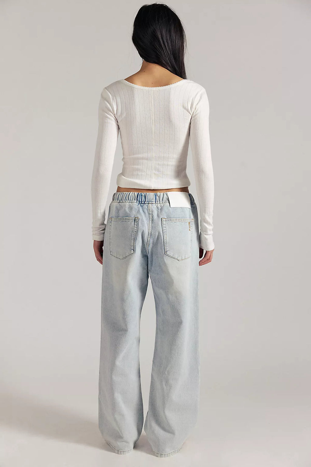 OneTeaspoon Roadhouse Wide-Leg Drawstring Jeans