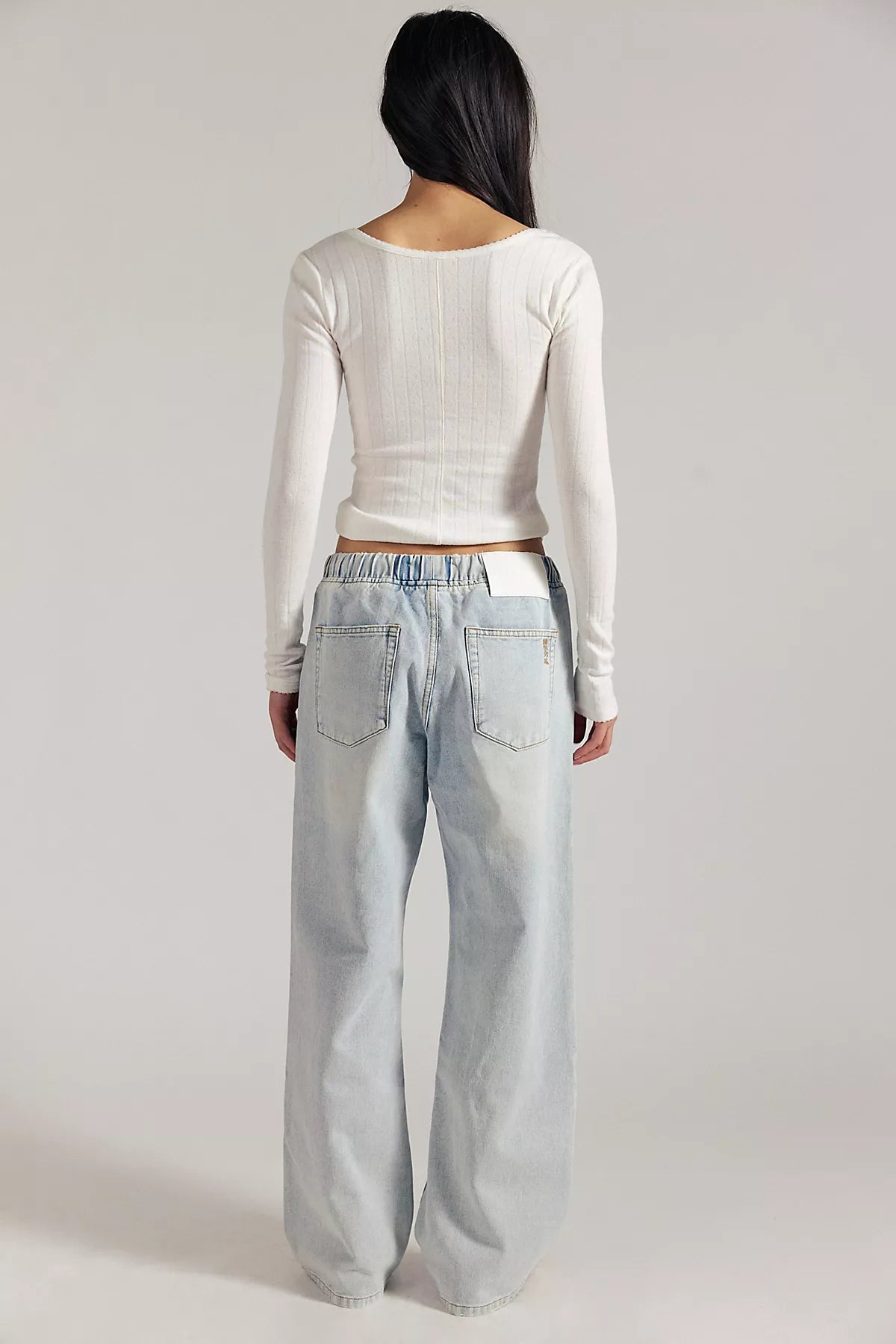 OneTeaspoon Roadhouse Wide-Leg Drawstring Jeans