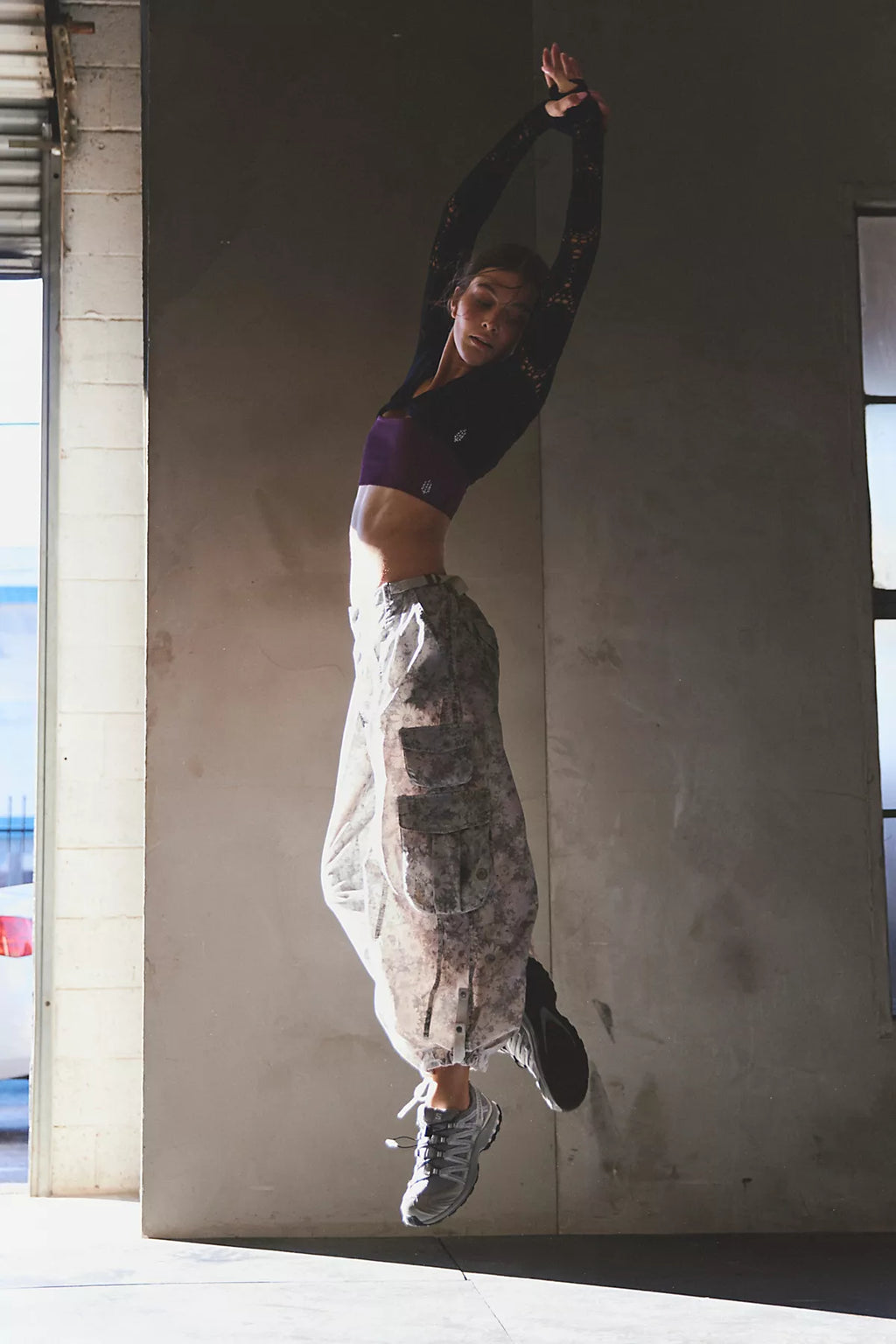 Charmer Printed Utility Pants