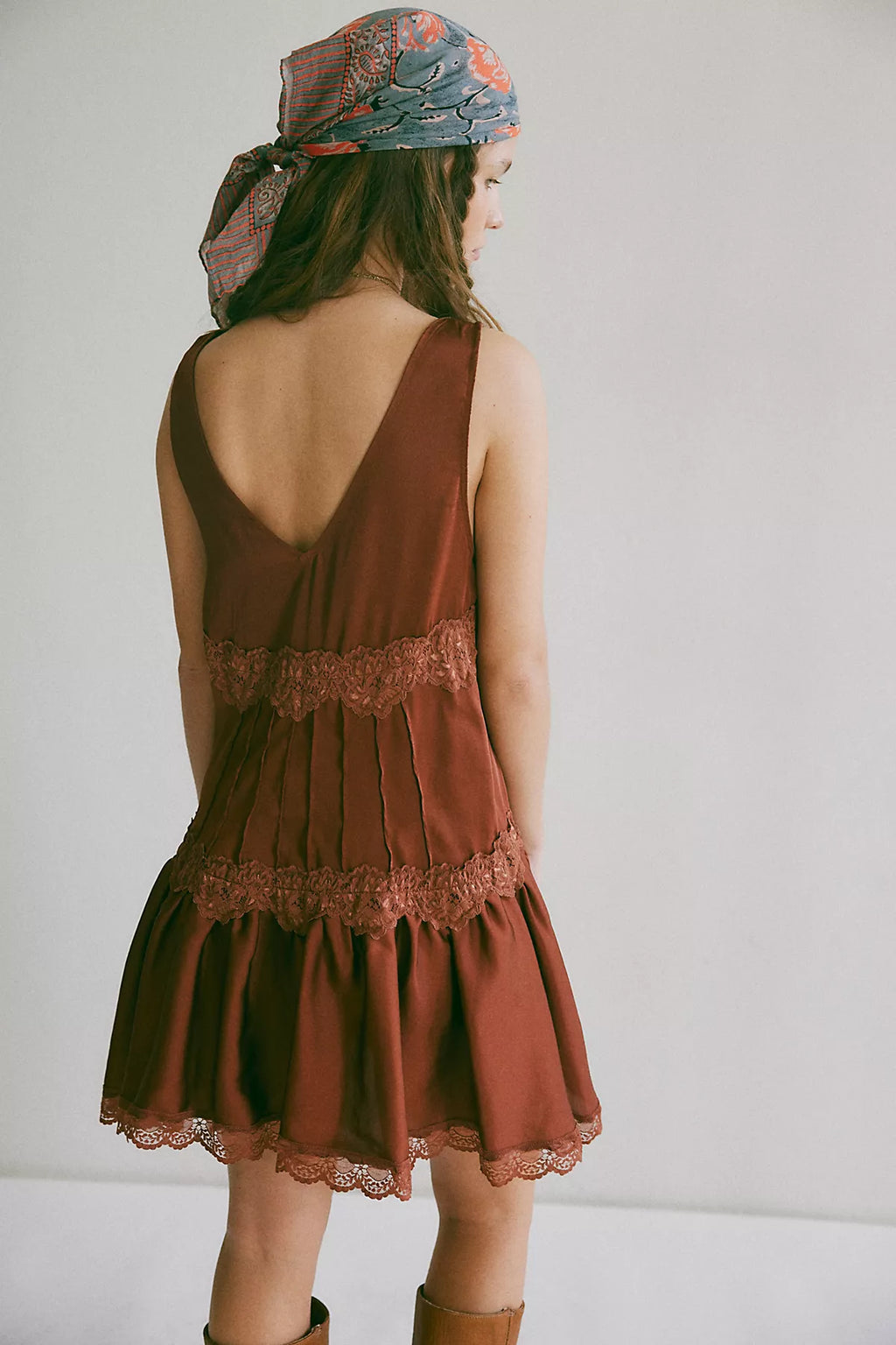 In This Groove Mini Slip Dress