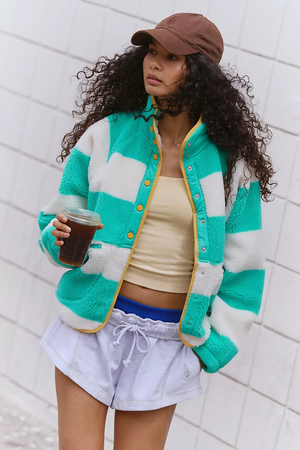 Hit The Slopes Printed Fleece Jacket