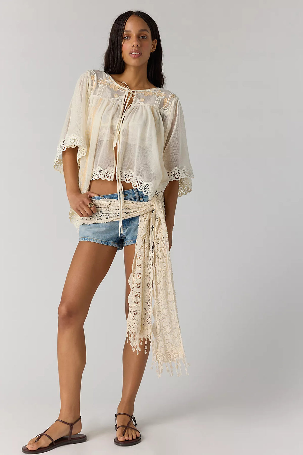Heritago Poncho Top