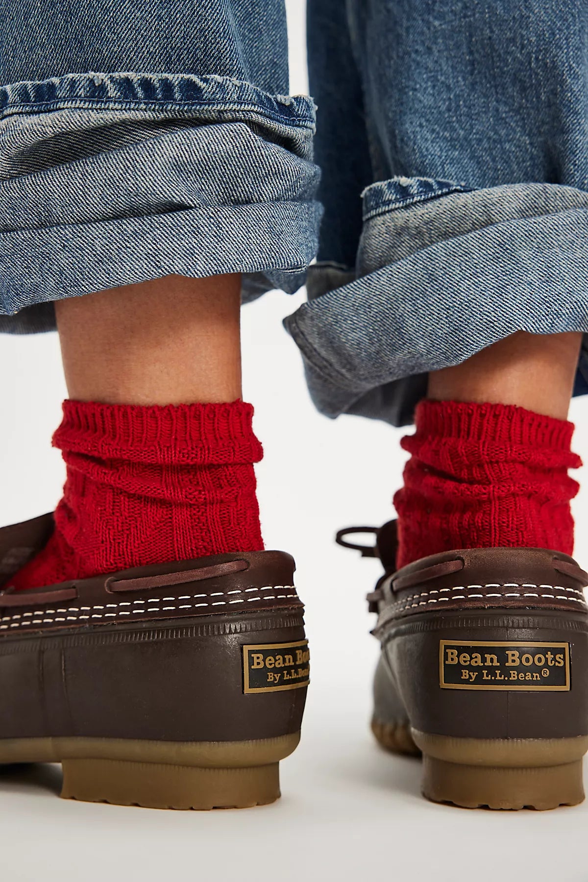 L.L.Bean Boots, Leather Rubber Mocs
