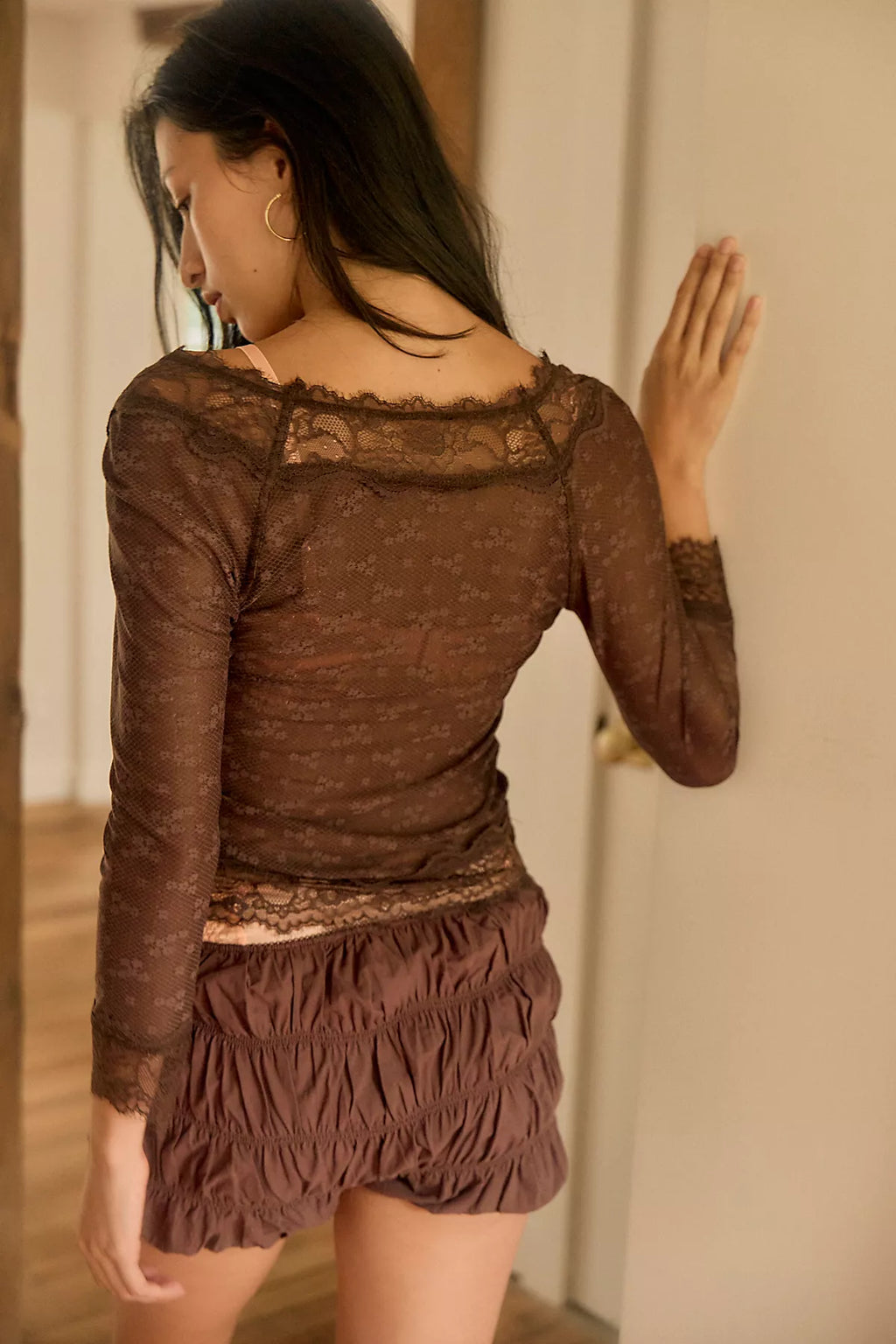 Lace Me Twice Layering Top
