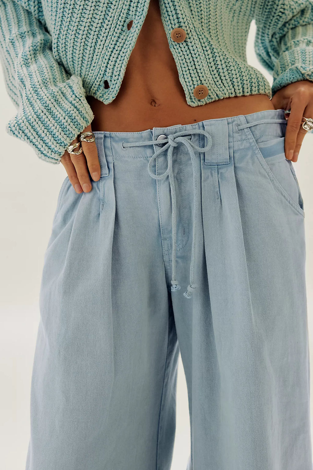 Julien Wide-Leg Chino Trousers